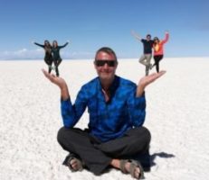 Shaun in Uyuni Salt Flats