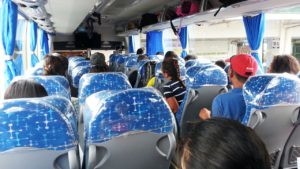 Naga - Aircon Bus to Lucena Seating
