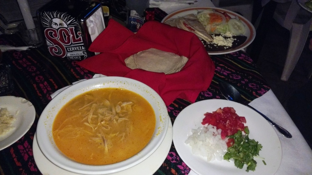 El Panchan - Don Mucho - Chicken Soup w Tacos MXP45