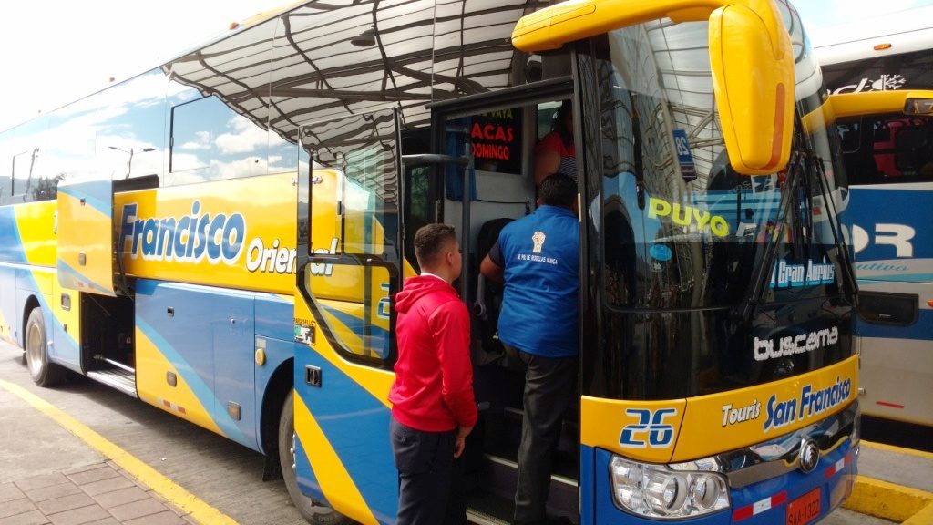 Quito - Bus to Banos