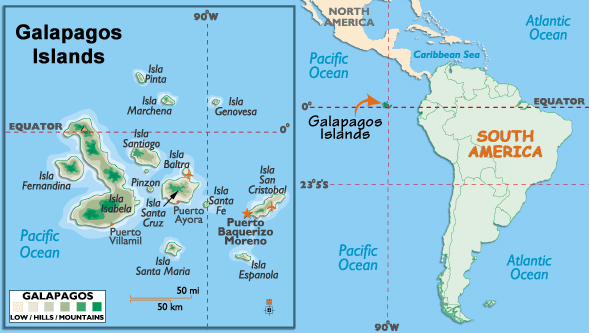 Galapagos Islands Map